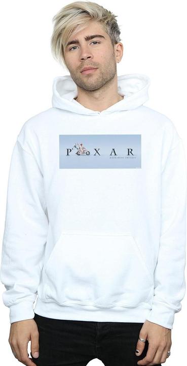 Actual product image Disney Mens Toy Story 4 Duke Caboom Pixar Studios Logo Hoodie (M)