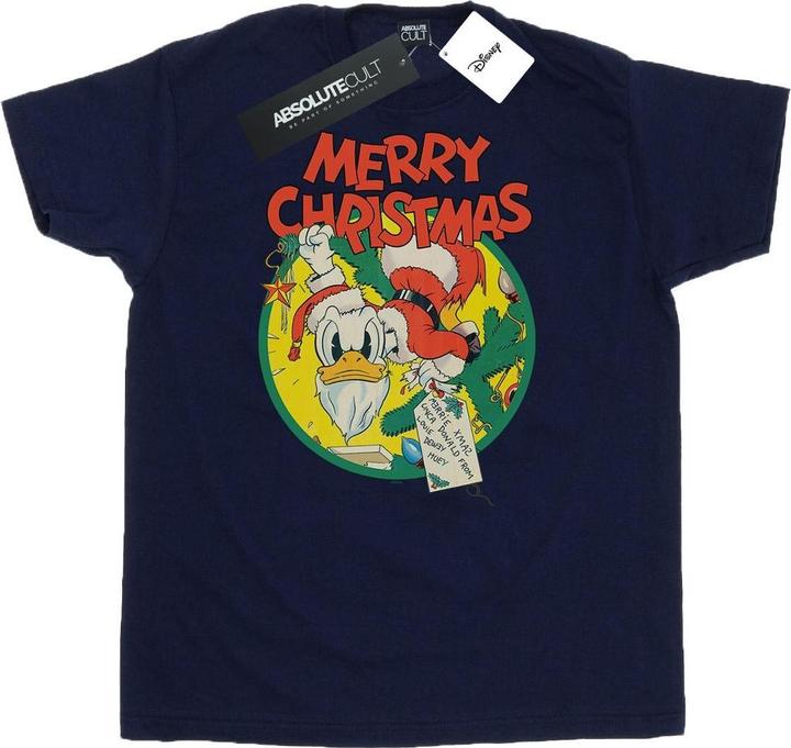 Immagine prodotto Disney Donald Duck Merry Christmas Maglietta Uomo (3XL)