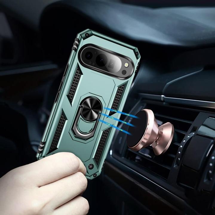Actual product image Cover-Discount Google Pixel 9 / 9 Pro - Armor Case with kickstand (Google Pixel 9, Google Pixel 9 Pro)