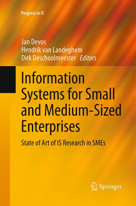 Image du produit Information Systems for Small and Medium-sized Enterprises (Hendrik van Landeghem, Dirk Deschoolmeester, Jan Devos, 2016)