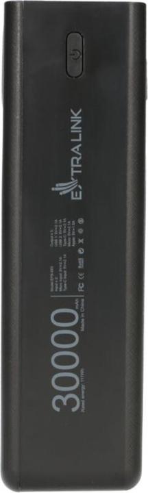 Immagine prodotto Extralink EPB-093 30000mAh Czarny | Powerbank | Powerbank solare, USB-C (30000 mAh, 10 W, 111 Wh)