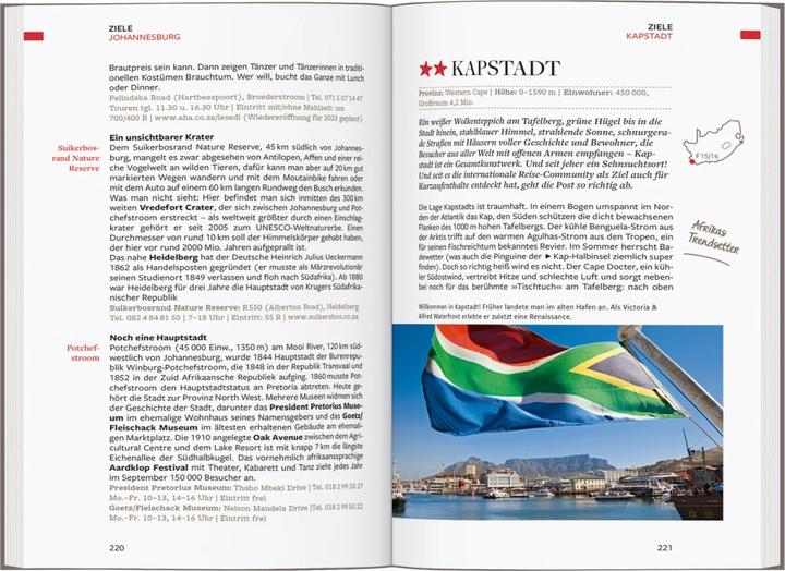 Produktbild Reiseführer Südafrika, Eswatini, Lesotho (Deutsch, Friedrich Köthe, 2022)
