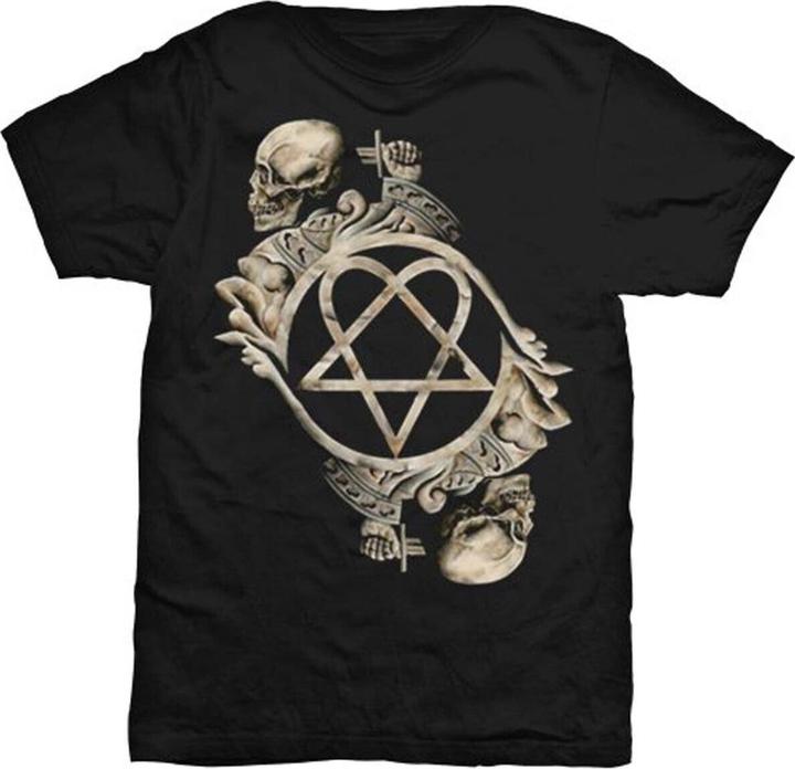 Him Erwachsene Knochenskulptur Baumwolle TShirt