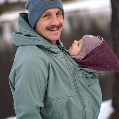 Produktbild Mamalila Softshell-Tragejacke für Männer Allrounder (S)