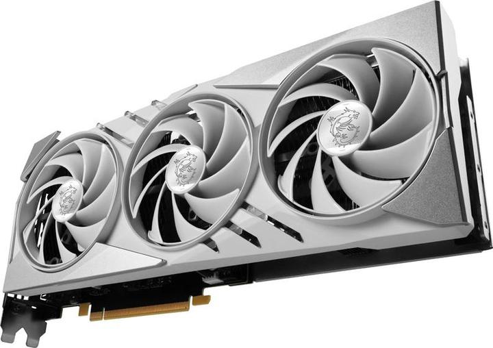 Actual product image MSI GeForce RTX 4070 Ti SUPER GAMING X SLIM White (16 GB)