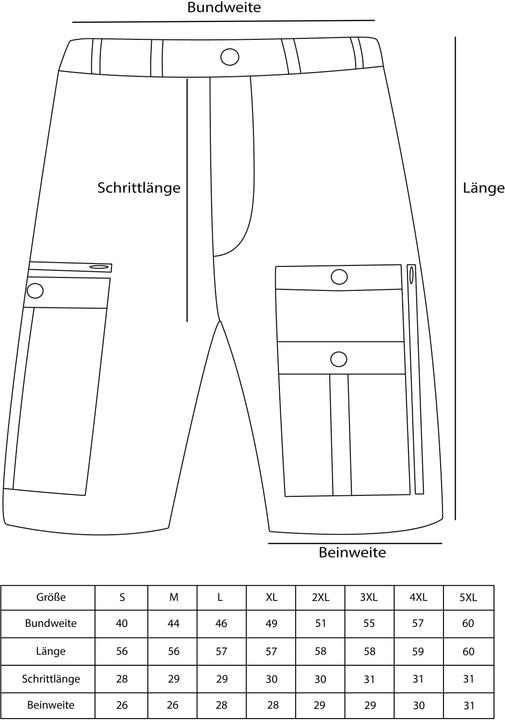 Produktbild Normani Herren Shorts Ahvaz (XXL)