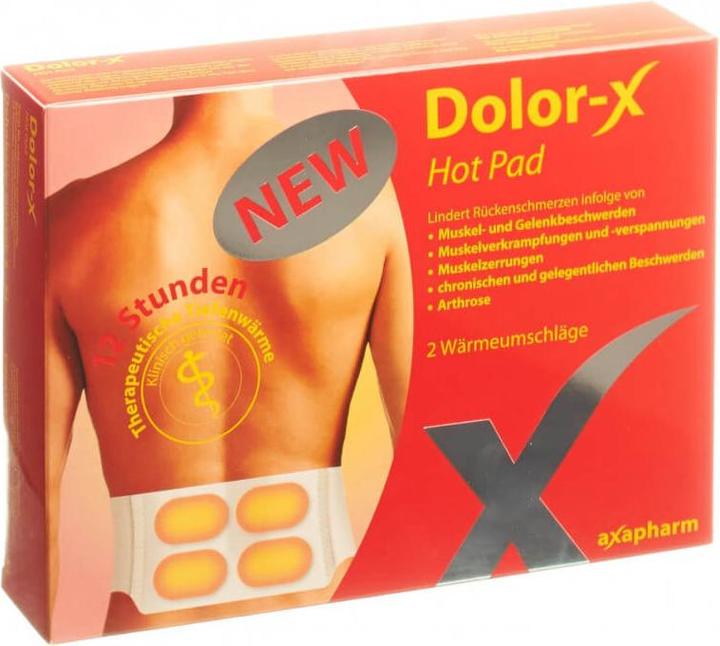 Image du produit Dolor-X Enveloppes chauffantes HOT Pad (2 x, 1500 ml, 272 g)