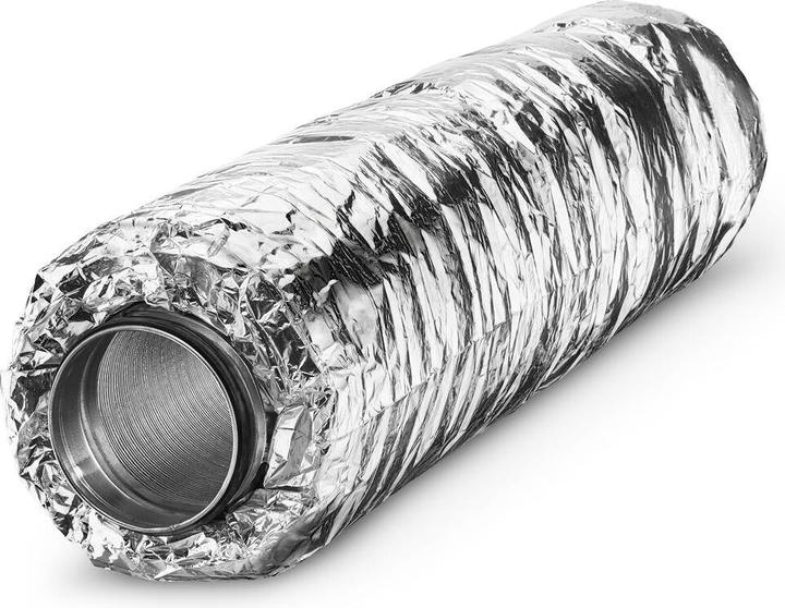 Helios HELI SDE125 Flexible Pipe Silencer elastic Length 1m