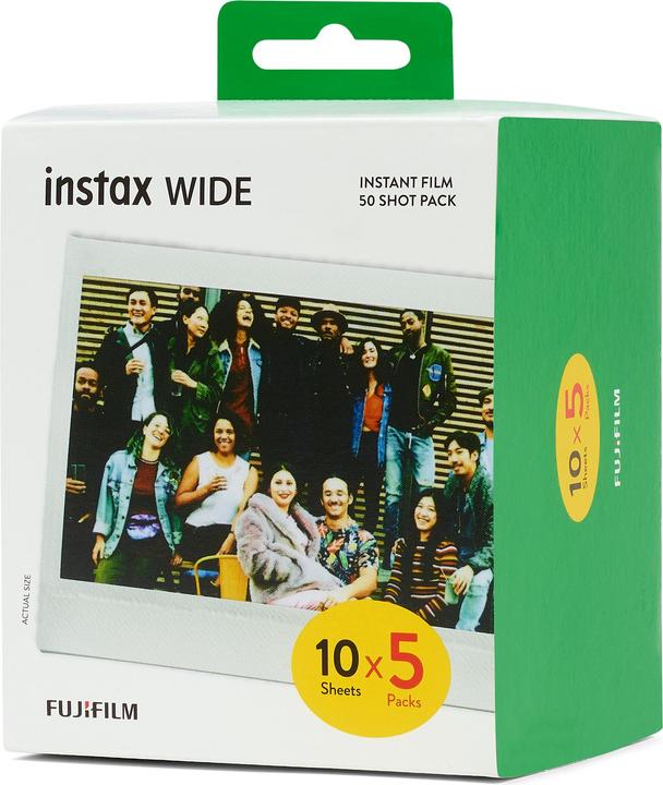Image du produit Fujifilm Instax wide film - papier photo instantané - 5x10 stuks (Instax Wide 300)