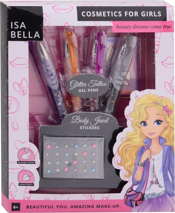 Produktbild Johntoy Isabella Body Art Glitzer-Tattoo-Set