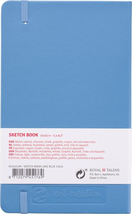 Immagine prodotto Talens Libro da colorare 13 x 21 cm blu mare (A5, Nessuna rilegatura)