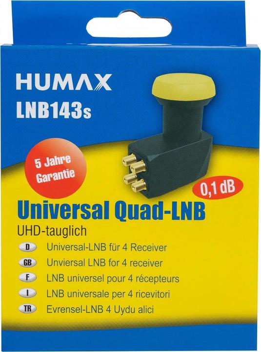 Produktbild Humax L1940 - F - 4 cm - Schwarz - Grün (Quattro LNB, 40mm)