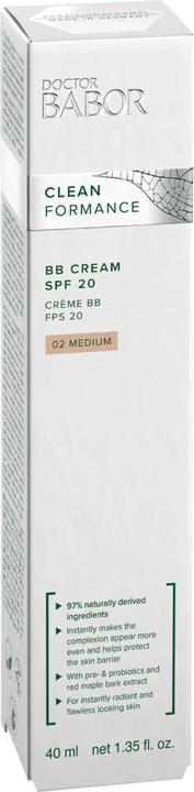 Image du produit Babor DOCTOR CLEANFORMANCE BB Cream 02 Medium SPF 20 (02 Medium)