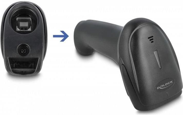 Immagine prodotto Delock Scanner di codici a barre laser 1D per 2,4 GHz, Bluetooth o USB (Codici a barre 1D)