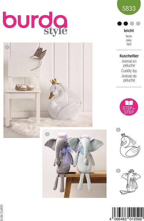 Produktbild Schnittmuster Kuscheltiere