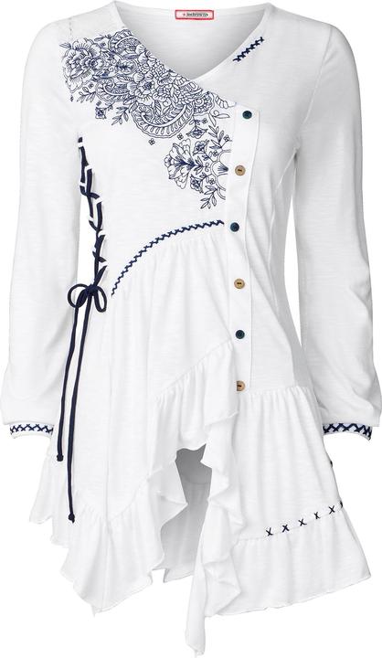 Immagine prodotto Joe Browns Frilly Embroidered V-Neck Tunic (40)