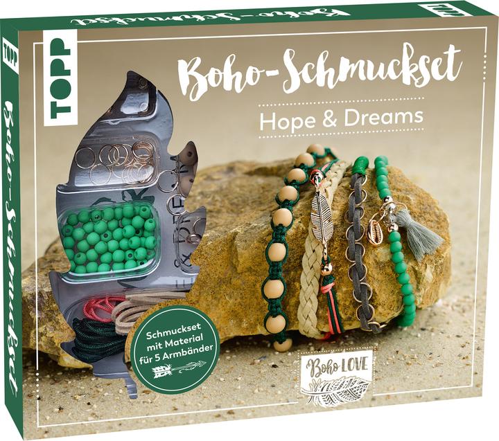 Produktbild Topp Boho-Schmuckset Hope & Dreams (Grün)