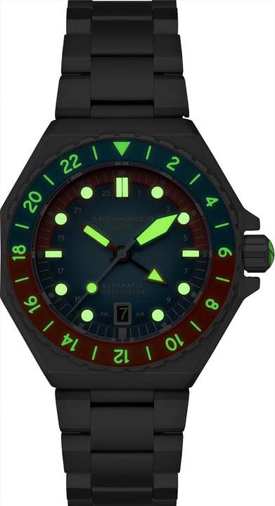 Actual product image Spinnaker SP-5119-77 Dumas GMT (Diving watch)