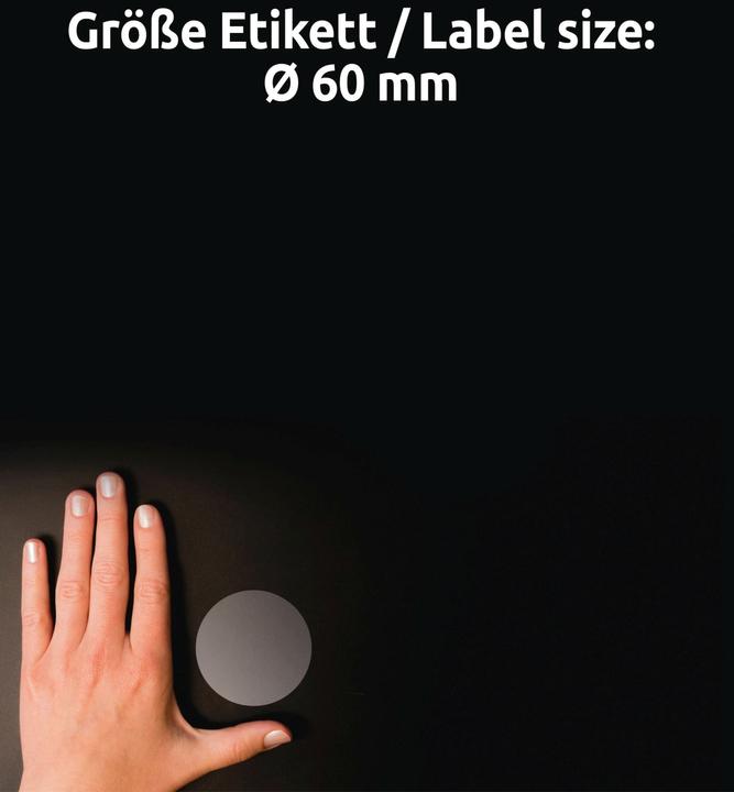 Actual product image Avery Transparent labels