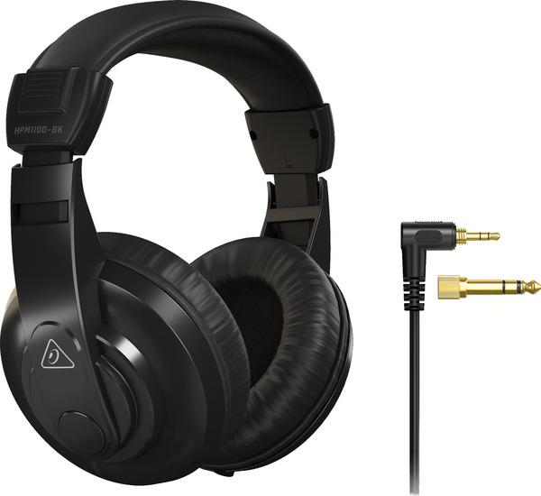 Actual product image Behringer HPM1100-BK closed headphones (Cable)