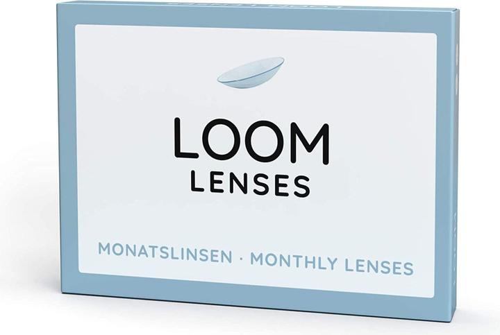 LOOM Lenses LOOM Monatslinsen - 3 Stück - weich | BC 8.6 | DIA 14.2 (3 Stück, Monatslinse)