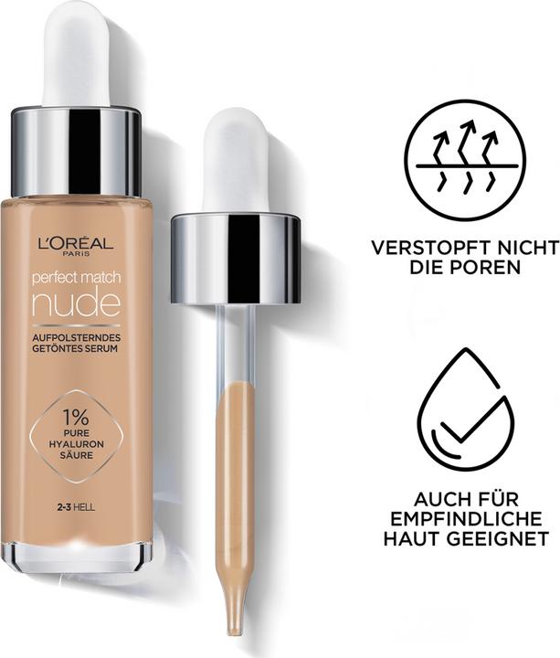 Actual product image L'Oréal Paris Perfect Match tinted serum (0,5-2 very bright)