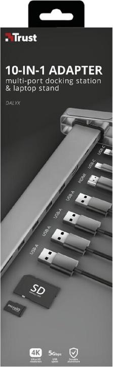 Image du produit Trust Dalyx (Port de connexion (propriétaire), 4 Ports)