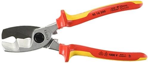 Immagine prodotto Knipex Cesoia per cavi con doppio tagliente 95 16 200 SB (200 mm)