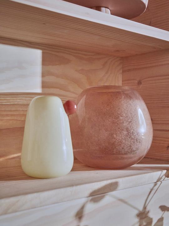 Image du produit Oyoy Vase Lasi moyen, taupe (1 x, 23 x 27 x 26 cm, 16.15 l)