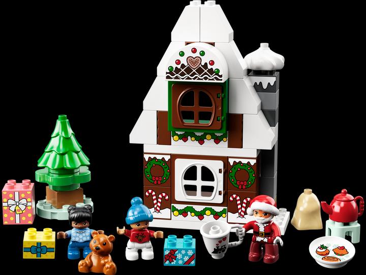Image du produit LEGO Maison en pain d'épice avec le Père Noël (10976)