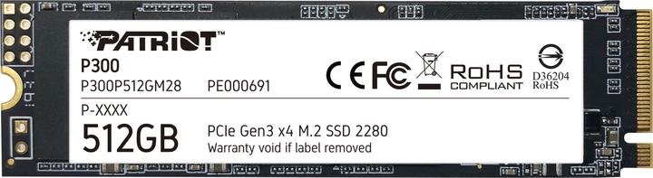 Patriot P300 SSD 512 GB (512 GB, M.2 2280)