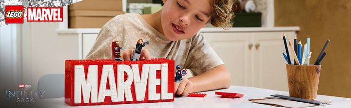 Actual product image LEGO Logo & Minifiguren (76313, LEGO Marvel)