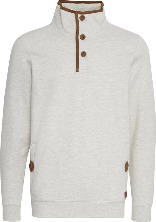 Actual product image Blend Achlias Men's Sweatshirt Sweat Shirt Jumper With High-Neck Buttons And Pockets (XL)