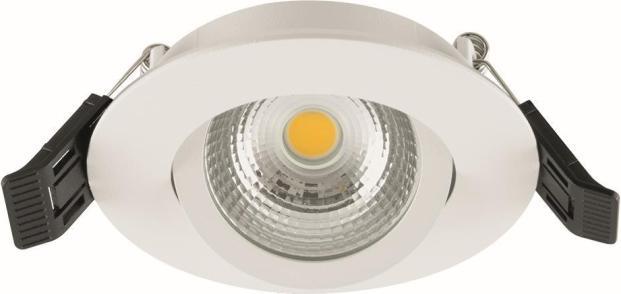 Image du produit EVN Spot LED encastrable IP44 ESW44N60102 6W 683lm 3000K dimmb orientable DA68 blanc (683 lm)