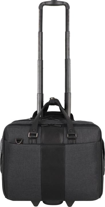 Immagine prodotto Dermata Trolley per laptop business Canvas 3497CV Zwart (32 l, Bagaglio a mano (fino a 50 litri))