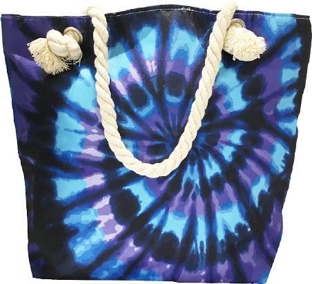 Immagine prodotto Bekos Batik - Shopper con manici in corda - In the deep mee