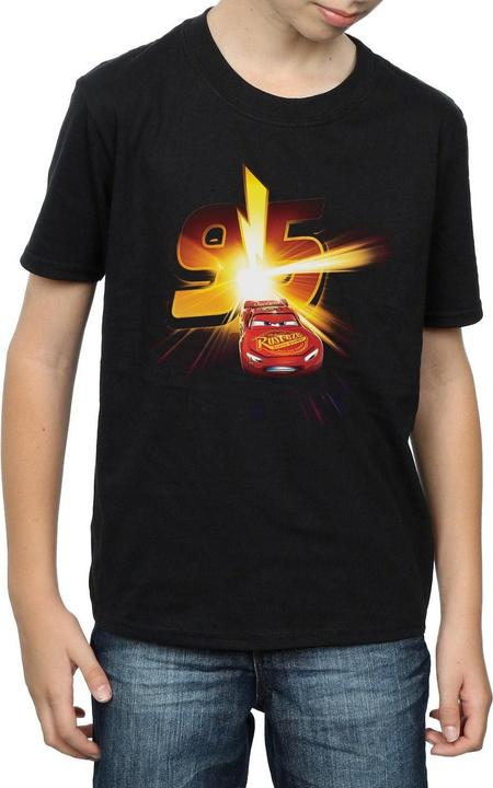 Actual product image Disney Boys Cars Lightning McQueen Burst T-Shirt (140, 146)