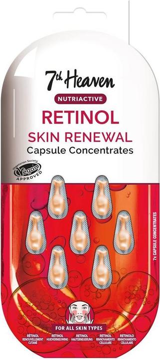 Actual product image 7th Heaven Capsule Concentrates Nutriactive Retinol Skin Renewal 7 Stk