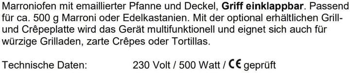 Produktbild Stöckli Marroniofen