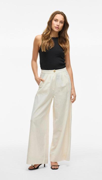Produktbild Vila VIETNI High Waist Hose mit weitem Bein (40)