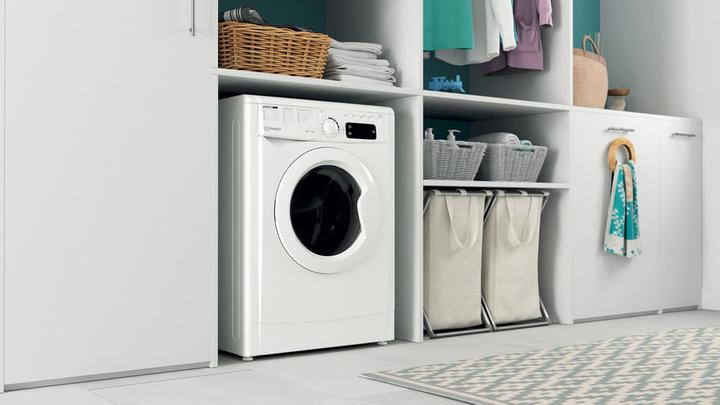Produktbild Indesit BDE 861483X WK IT N Waschtrockner Freistehend Frontlader Weiss D (EU-Stecker)