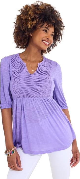 Actual product image Joe Browns Lace Panel Jersey Top (42)