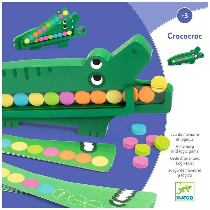 Produktbild Djeco Crococroc (Deutsch, Französisch, Italienisch, Englisch)