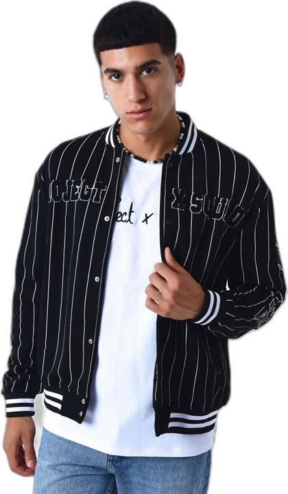 Image du produit Project X Paris veste style universitaire à rayures (XL)