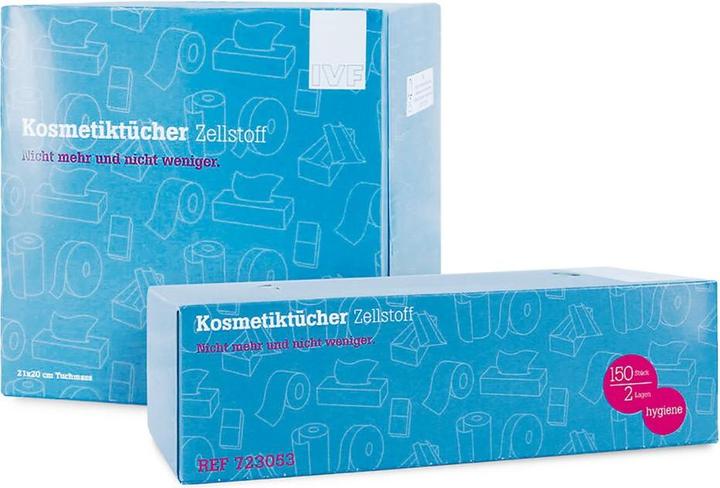 Produktbild IVF Hartmann Kosmetiktücher Zellstoff 2 lagig