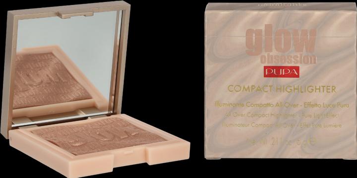 Actual product image Pupa Milano Pupa Glow Obsession Compact Highlighter pure light Effect Rose Gold (002, Highlighter, 6 g)