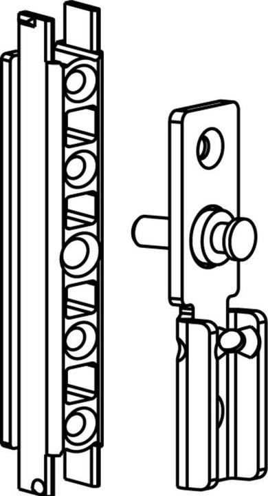 Actual product image Geze Mounting plates for catch and plaster protection FPS (1 pcs.)