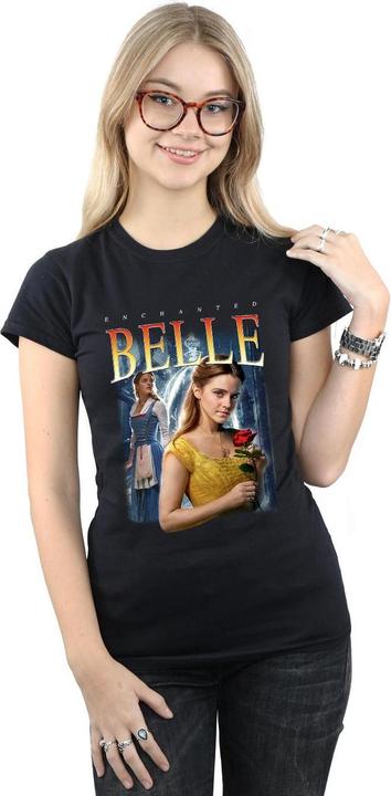 Actual product image Disney Womens/Ladies Beauty And The Beast Belle Montage Cotton T-Shirt (L)