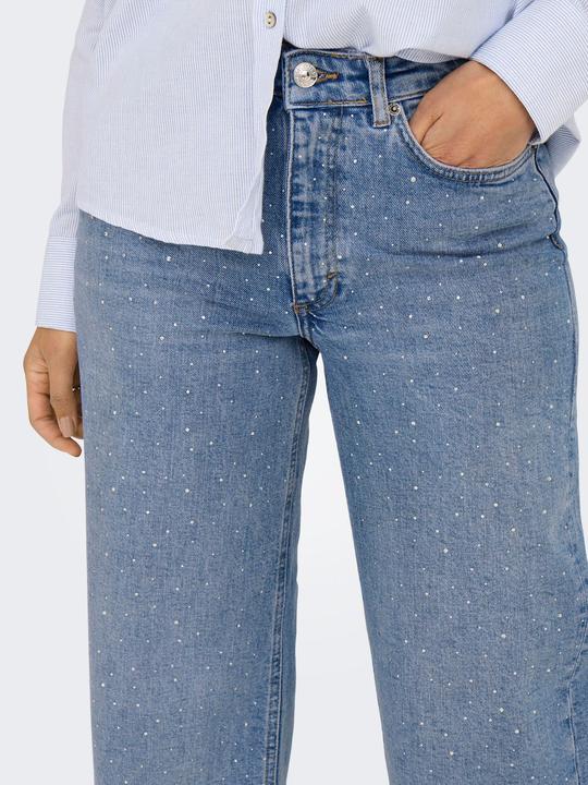 Produktbild Only ONLJUICY Hohe Taille Weiter Beinschnitt Jeans Jeans mit weitem Bein (27)