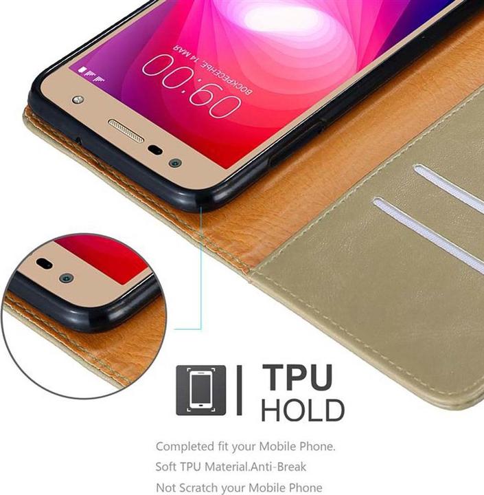 Actual product image Cadorabo Book Luxury Cover (LG X Power 2)